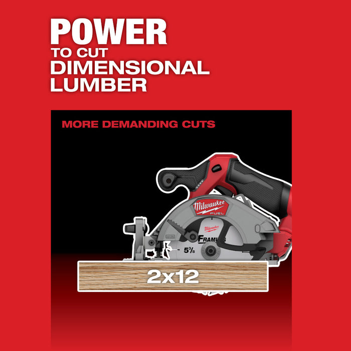 MILWAUKEE M12 FUEL™ 5-3/8" Circular Saw (Tool Only)