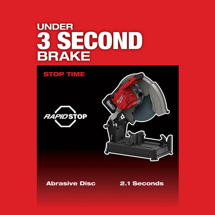 Sierra tronzadora abrasiva MILWAUKEE M18 FUEL™ de 14" (solo herramienta)