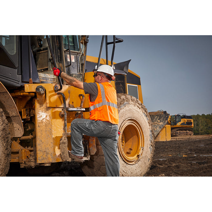 Chaleco de seguridad de malla de alta visibilidad MILWAUKEE Clase 2 (ANSI)