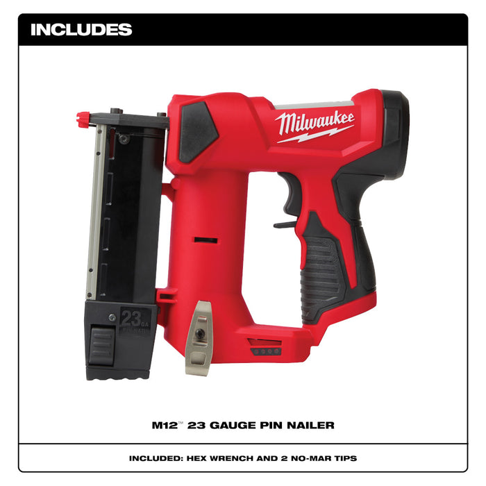Milwaukee M12 23 Gauge Pin Nailer M12 2540-20