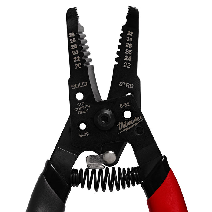 MILWAUKEE 20-32 AWG Low Voltage Dipped Grip Wire Stripper & Cutter