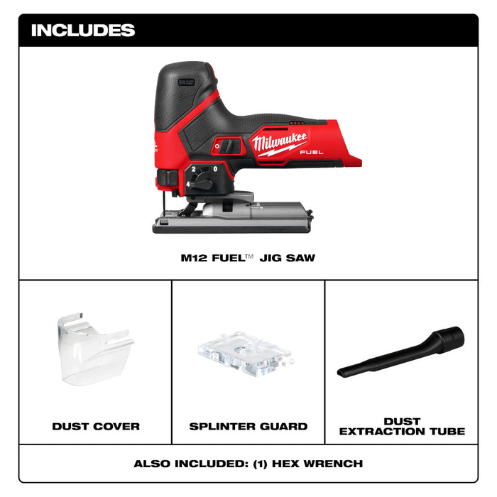 Sierra caladora MILWAUKEE M12 FUEL™ (solo herramienta)