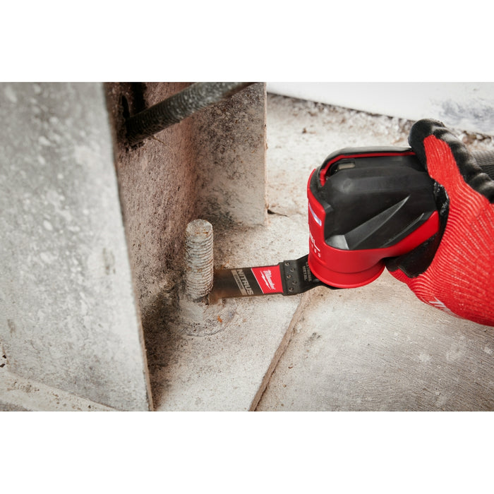 MILWAUKEE NITRUS CARBIDE™ Extreme Metal Universal Fit OPEN-LOK™ Multi-Tool Blade