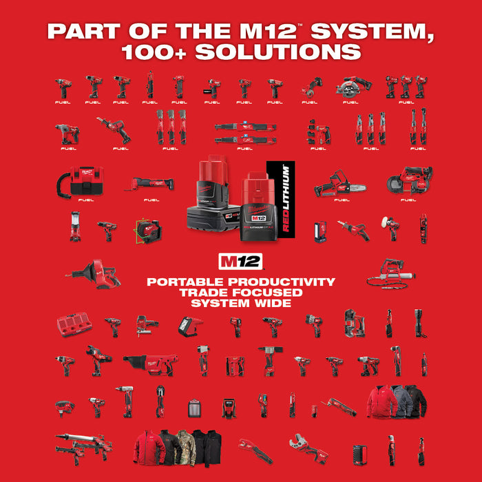 MILWAUKEE M12™ Cable Stapler Kit