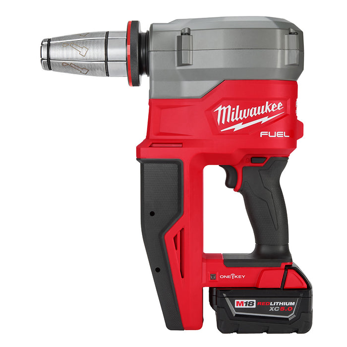 MILWAUKEE M18 FUEL™ Kit expansor ProPEX® de 2" con ONE-KEY™ con kit de cabezales expansores de 1 1/4"-2"