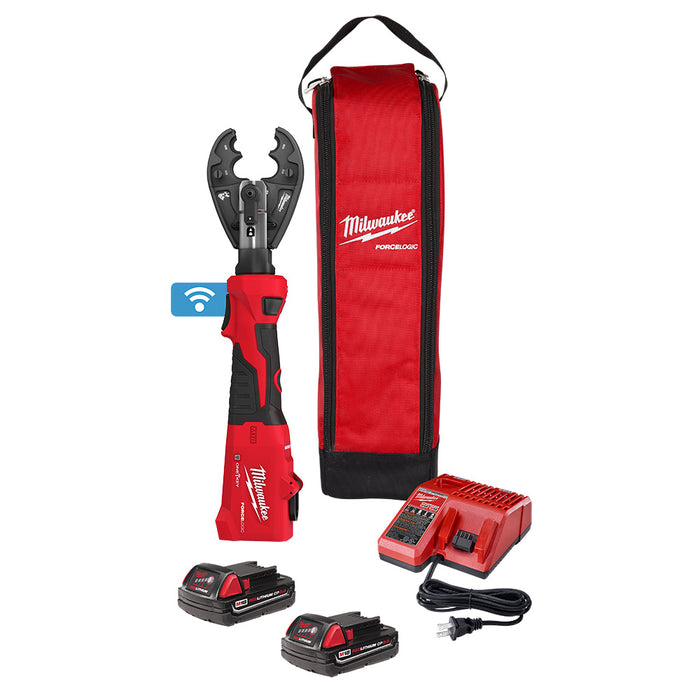 MILWAUKEE M18 FORCE LOGIC 6T Linear Utility Crimper Kit w/ BG-D3 Jaw