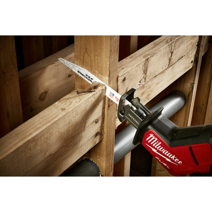 MILWAUKEE 6" 7/11 TPI THE WRECKER™ Multi-Material Blade (5 PACK)