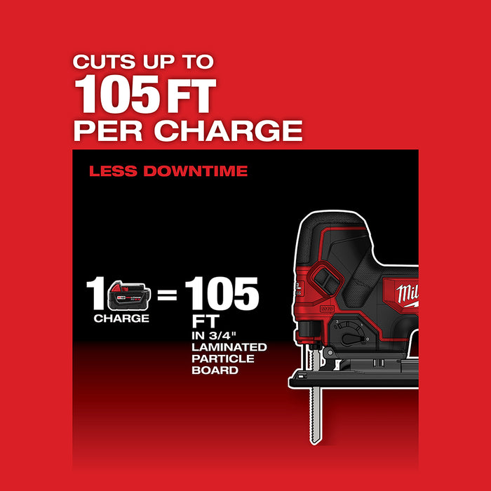 Sierra caladora con agarre de barril MILWAUKEE M18 FUEL™ (solo herramienta)