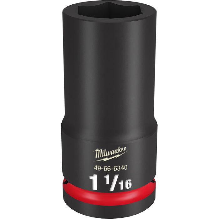 MILWAUKEE SHOCKWAVE Impact Duty 3/4" Drive 1-1/16" Dado de 6 puntos de profundidad