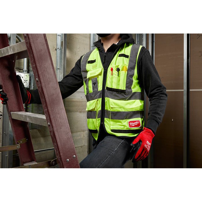 MILWAUKEE Class 2 High Visibility Performance Safety Vest (ANSI & CSA)
