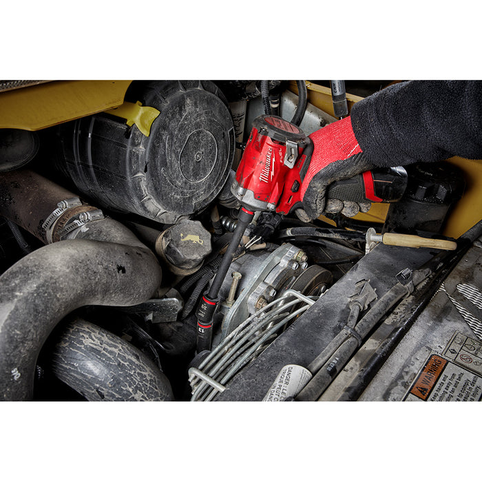 MILWAUKEE SHOCKWAVE Impact Duty Dado de 6 puntos con accionamiento de 3/8" y 10 mm de profundidad