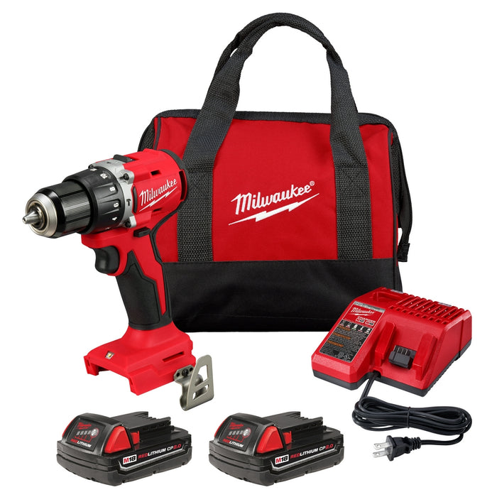 MILWAUKEE M18™ Compact 1/2" Hammer Drill/Driver Kit