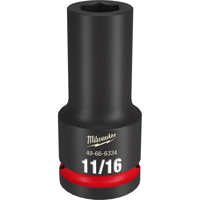 MILWAUKEE SHOCKWAVE Impact Duty 3/4" Drive 11/16" Dado de 6 puntos de profundidad