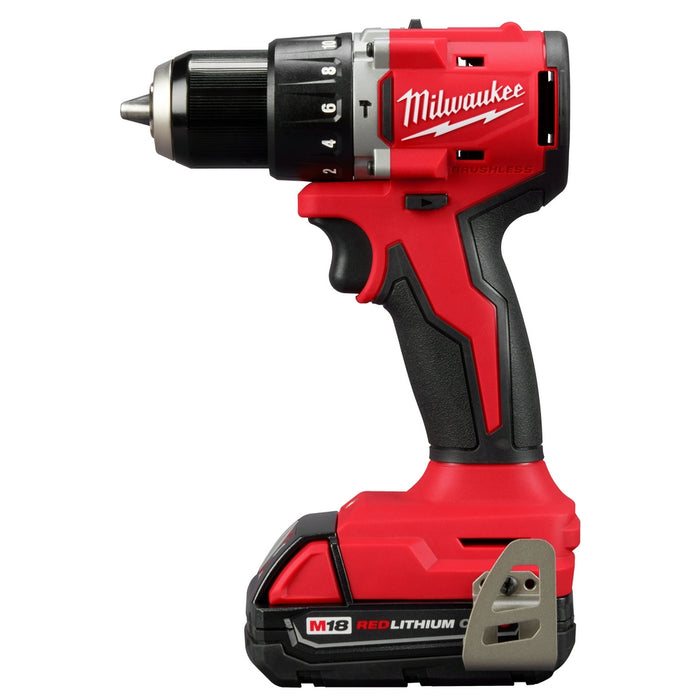 MILWAUKEE M18™ Compact 1/2" Hammer Drill/Driver Kit