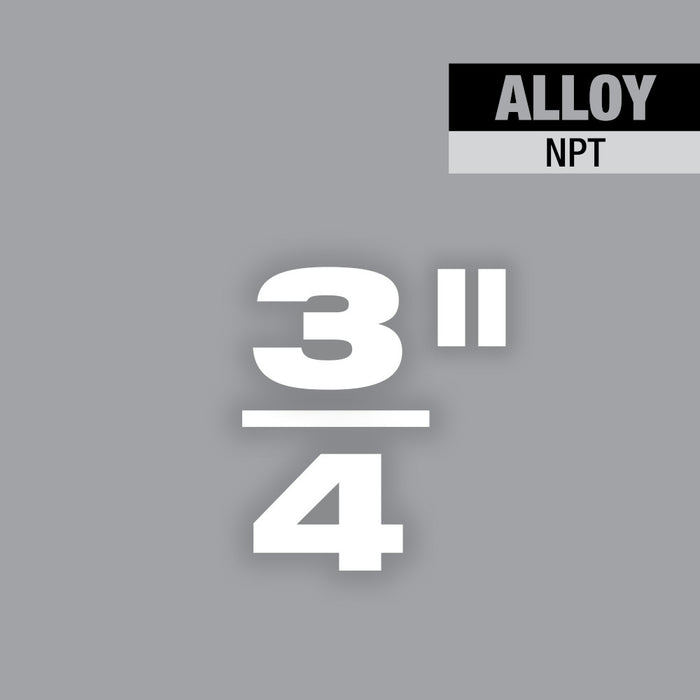 Troquel de roscado de tubos portátil de ALEACIÓN NPT de 3/4" MILWAUKEE