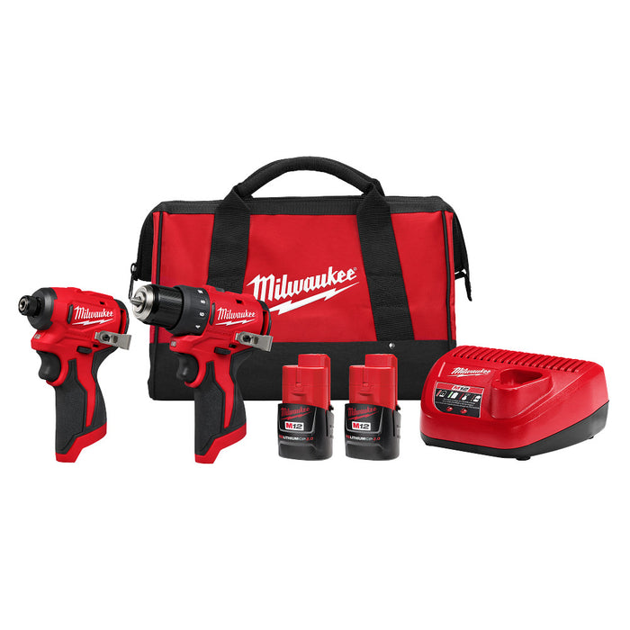 Milwaukee M12 Subcompact Brushless 2-Tool Combo Kit M12 3494-22