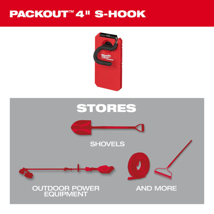 MILWAUKEE PACKOUT™ 4” S-Hook
