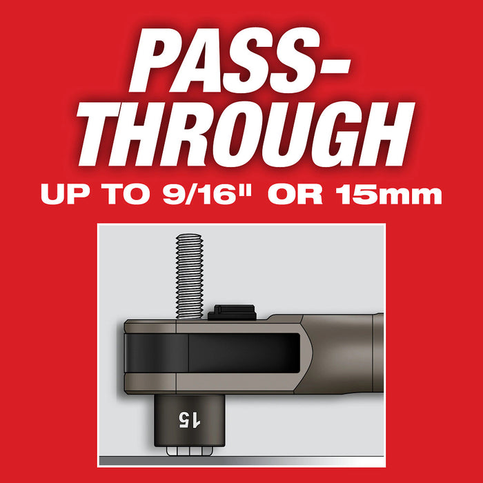 MILWAUKEE 8 PC. INSIDER Box Ratchet Socket SAE Set