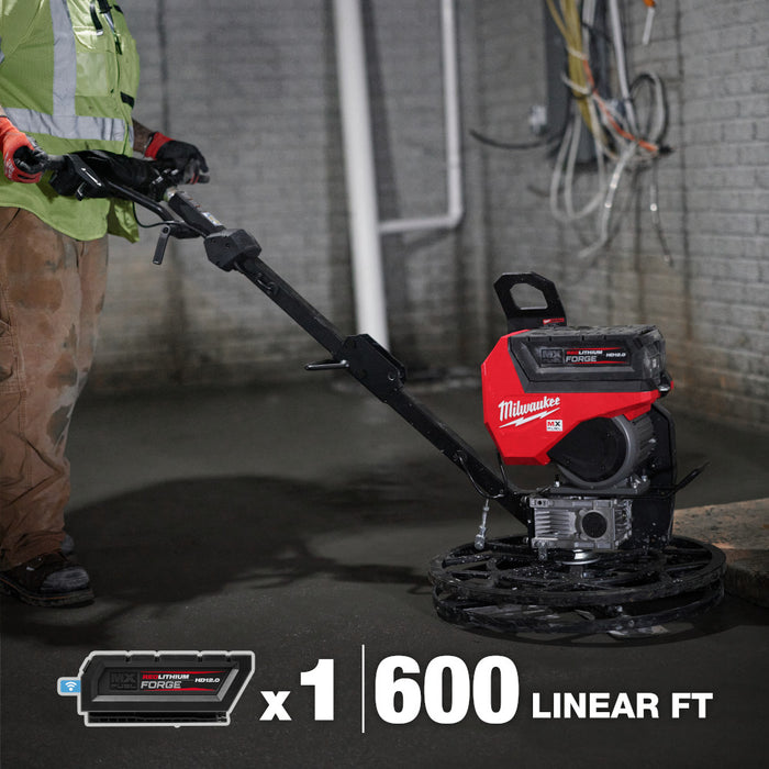 MILWAUKEE MX FUEL™ 24" Walk-Behind Edging Trowel Kit