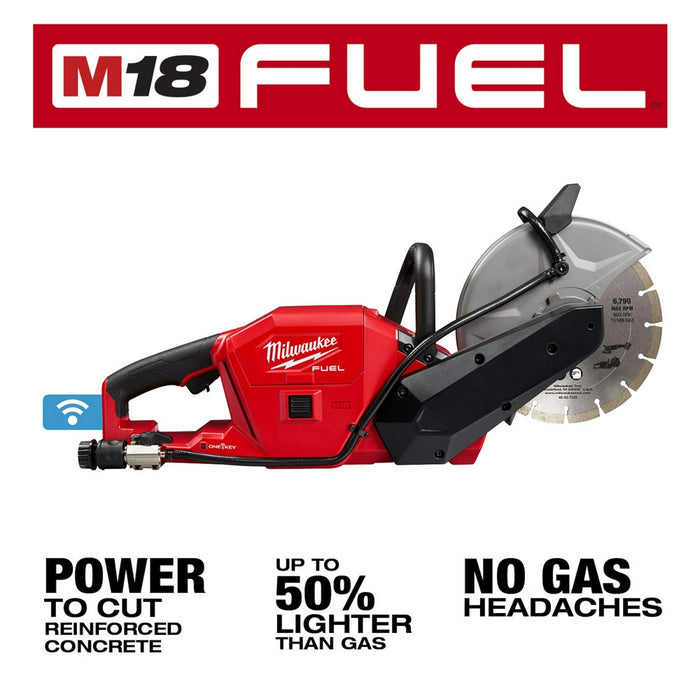 MILWAUKEE M18 FUEL™ 9" Cut-Off Saw w/ ONE-KEY™ (Tool Only)