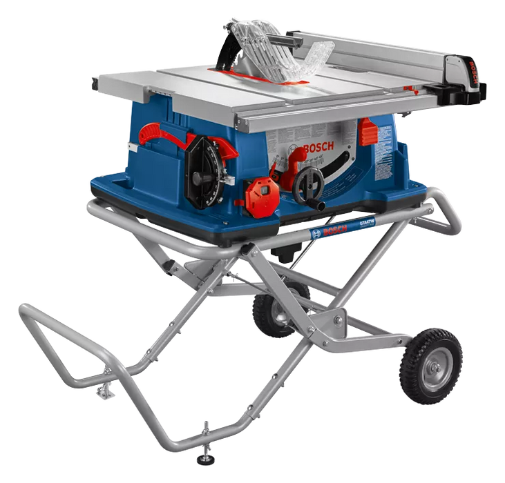 BOSCH 10" Worksite Table Saw w/ Gravity-Rise Wheeled Stand