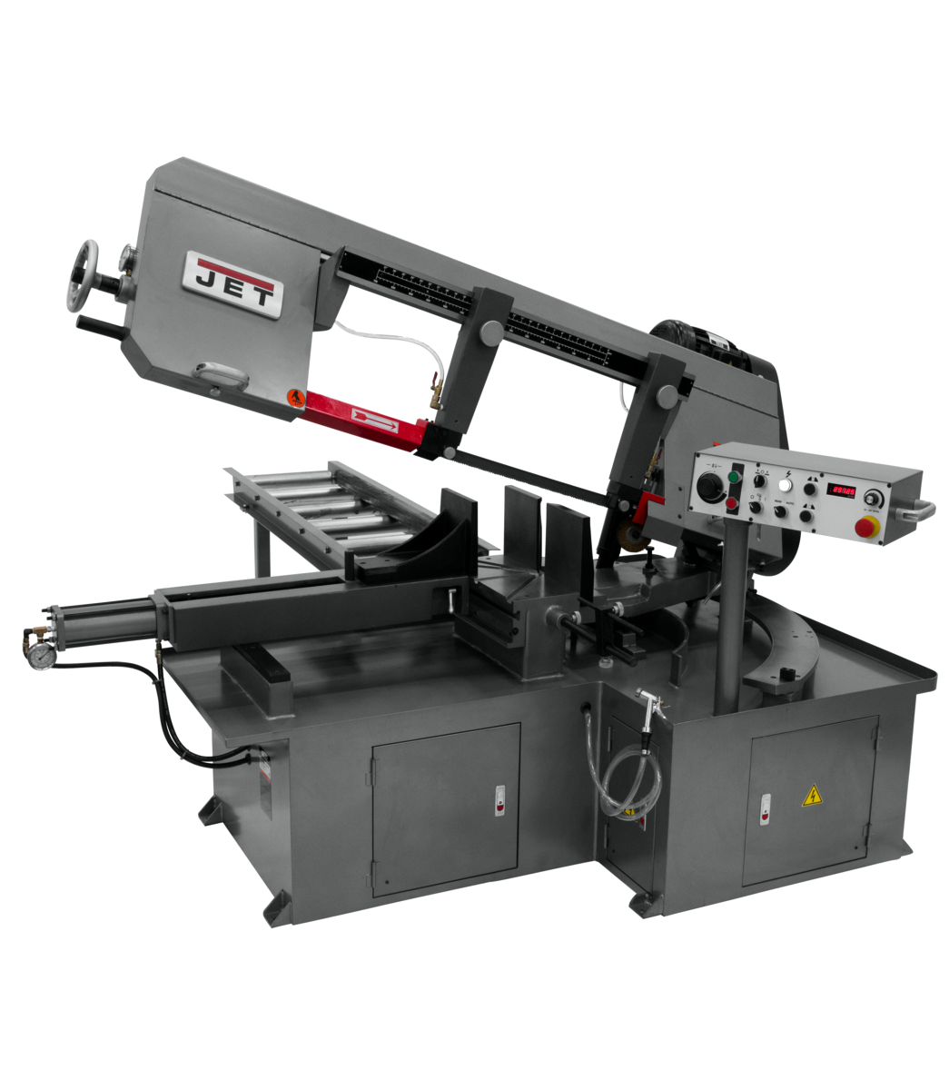 JET Semi-Automatic Dual Mitering Band Saw 3HP 230V, 3-Ph | MBS-1323EVS-H