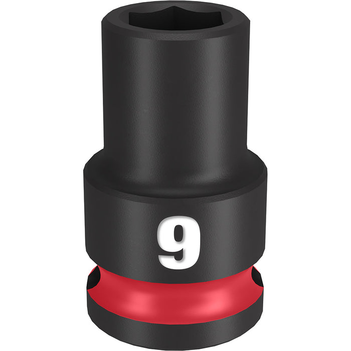 MILWAUKEE SHOCKWAVE Impact Duty 3/8" Drive 9MM Standard 6 Point Socket