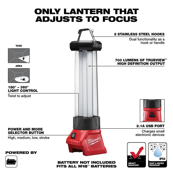 MILWAUKEE M18™ Trouble Light w/ USB Charging (Light Only)