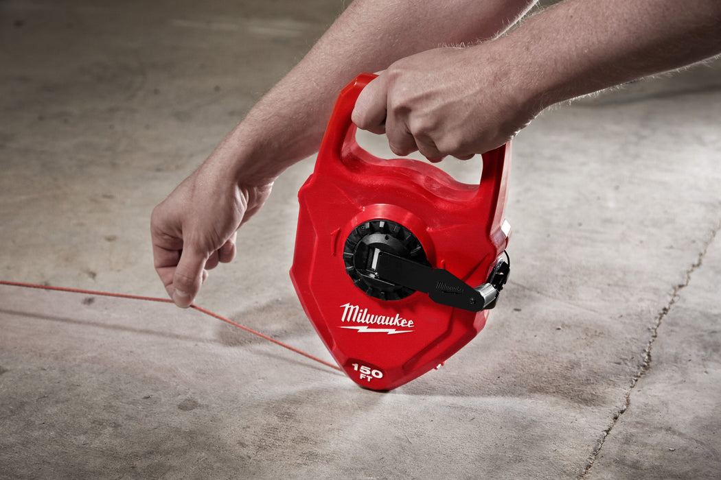 MILWAUKEE 150' Extra Bold Large Capacity Chalk Reel