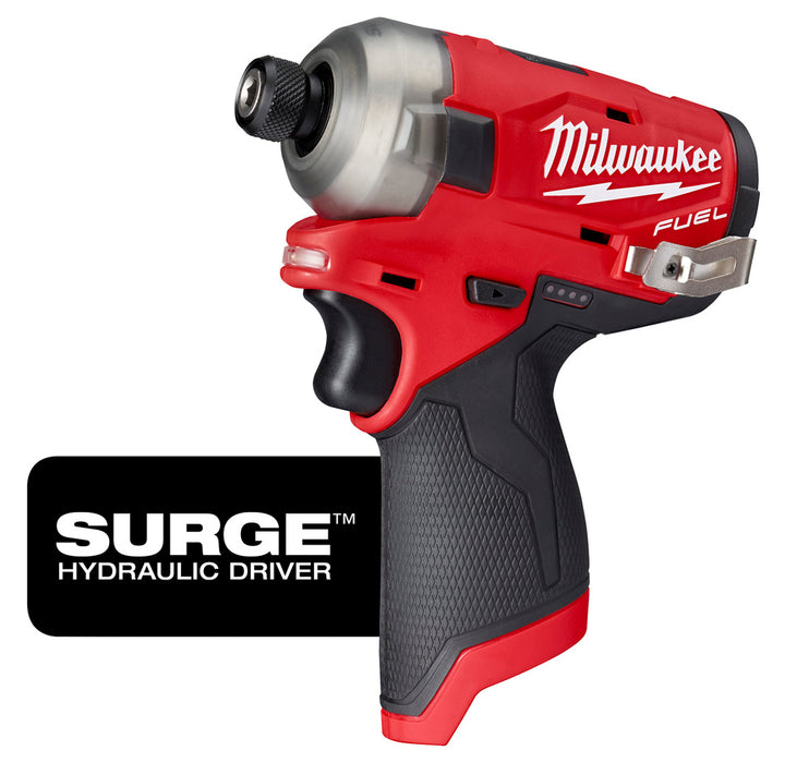 Destornillador hidráulico hexagonal MILWAUKEE M12 FUEL™ SURGE™ de 1/4" (solo herramienta)