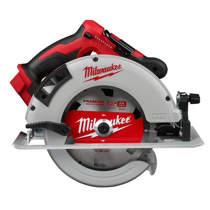 Sierra circular MILWAUKEE M18™ sin escobillas de 7-1/4" (solo herramienta)