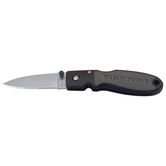 KLEIN TOOLS 2-3/8" Drop Point Blade Lightweight Lockback Knife