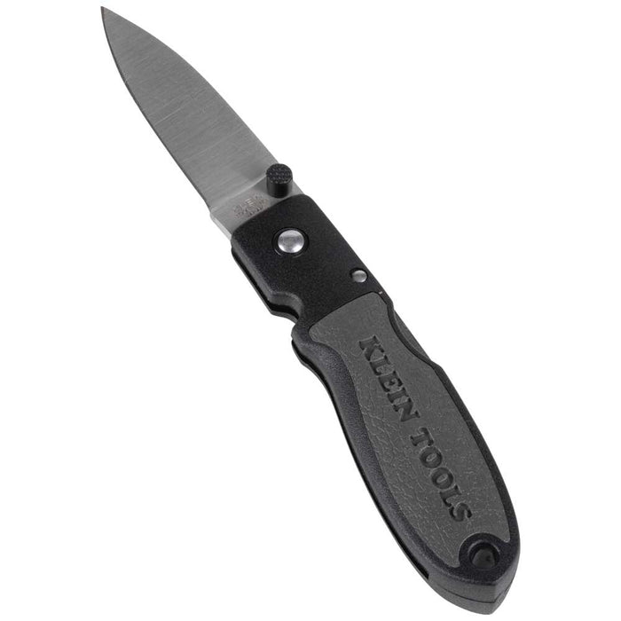 KLEIN TOOLS 2-3/8" Drop Point Blade Lightweight Lockback Knife