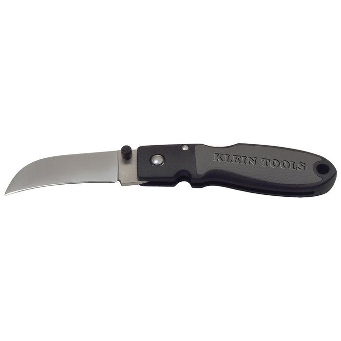 KLEIN TOOLS 2-1/2" Sheepfoot Blade Lightweight Lockback Knife