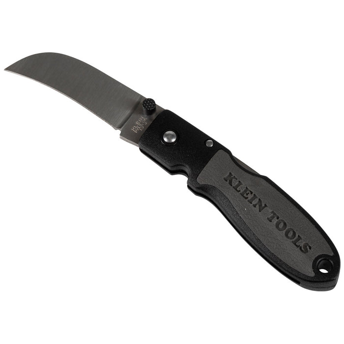 KLEIN TOOLS 2-1/2" Sheepfoot Blade Lightweight Lockback Knife