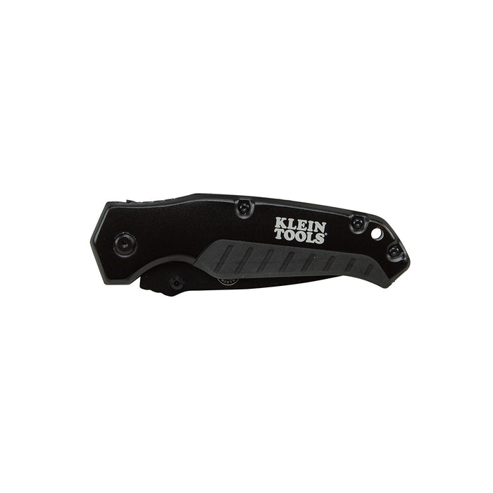 KLEIN TOOLS Black Drop Point Blade Pocket Knife