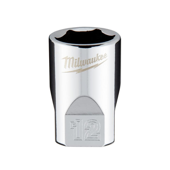 MILWAUKEE 1/4" Drive Metric 6-Point Sockets w/ FOUR FLAT™ Sides