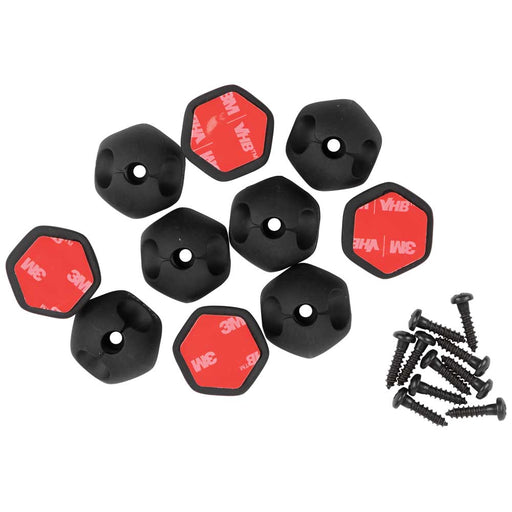 KLEIN TOOLS 1 Slot Self-Adhesive Cable Mounting Clips (10 PACK)