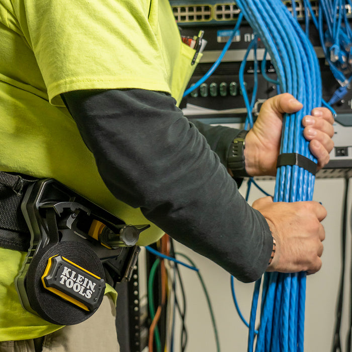 KLEIN TOOLS Custom Length Versatile Cable Ties Hook & Loop Tape Dispenser