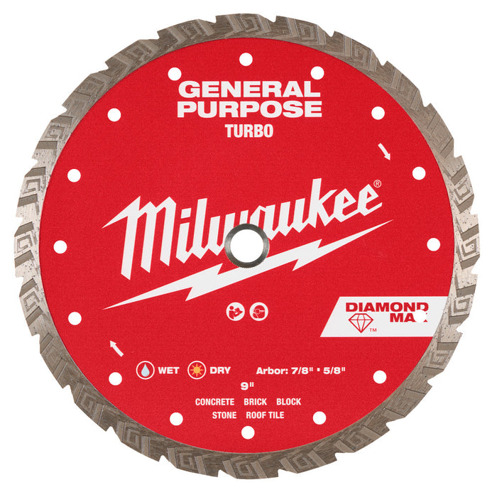 MILWAUKEE DIAMOND MAX™ Turbo General Purpose Blades