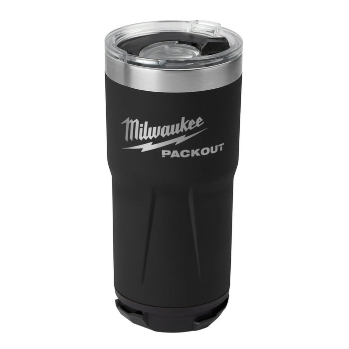 MILWAUKEE PACKOUT Black 20oz Tumbler Q4