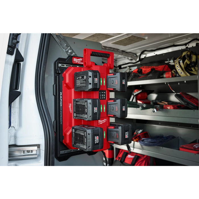 MILWAUKEE M18™ Six Bay Daisy Chain Rapid Charger