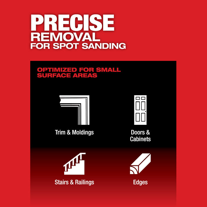 MILWAUKEE M12 FUEL 3" Random Orbital Detail Sander (Tool Only)