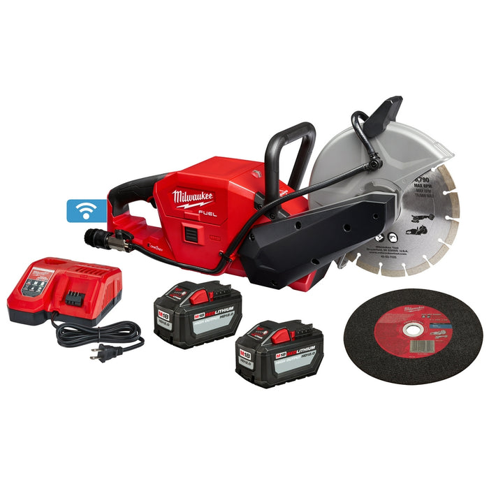MILWAUKEE M18 FUEL 9" Cut-Off Saw w/ ONE-KEY Kit