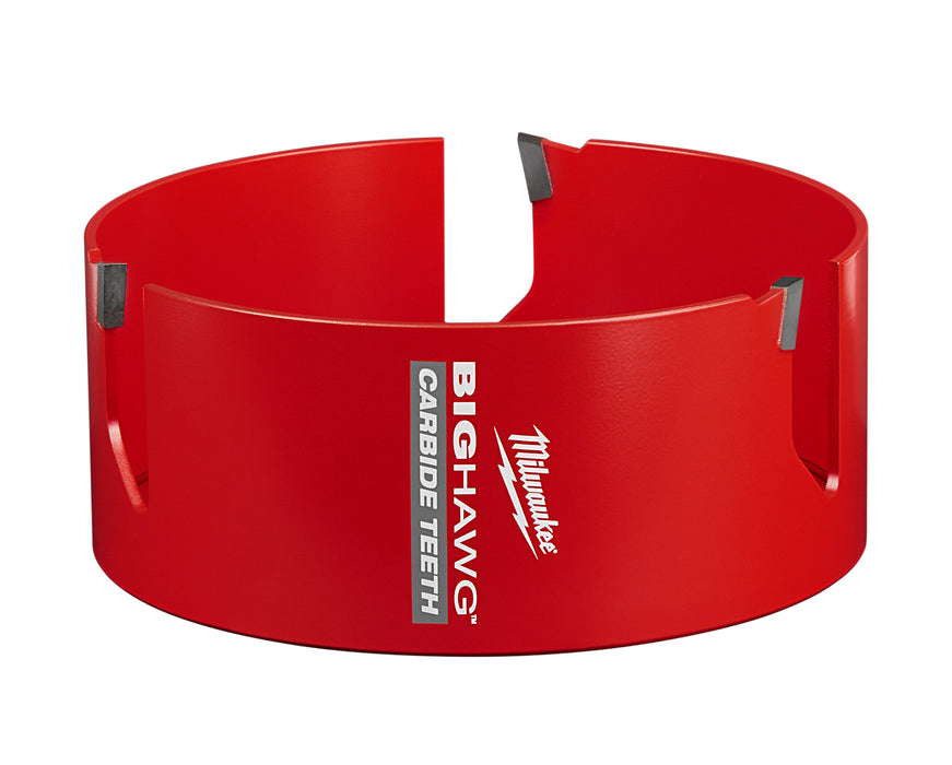 MILWAUKEE BIG HAWG™ con sierras perforadoras con dientes de carburo