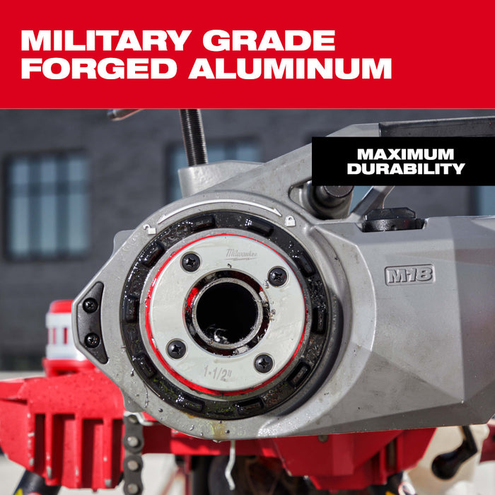 MILWAUKEE 2" HIGH SPEED NPT Portable Pipe Threading Forged Aluminum Die Head