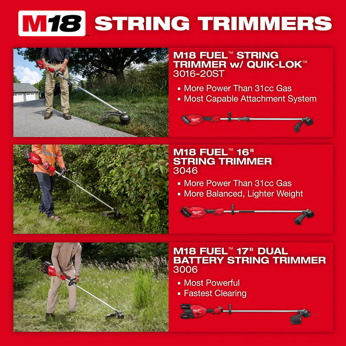 MILWAUKEE M18 FUEL™ 16" String Trimmer (Tool Only)