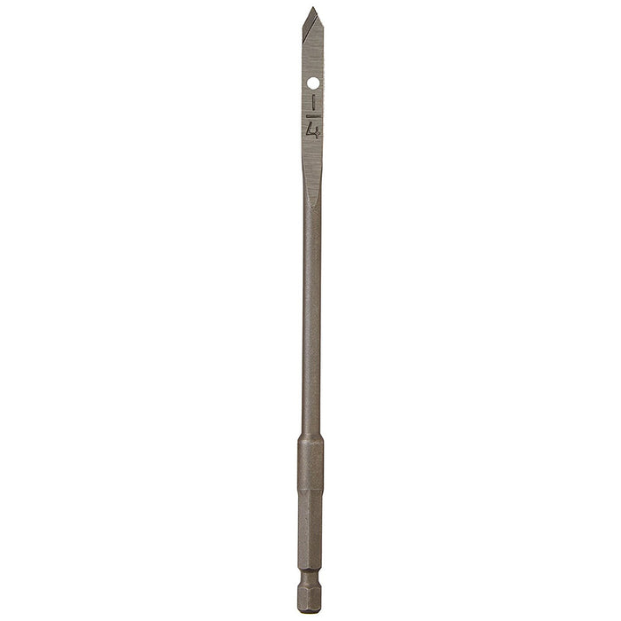 Milwaukee Tools 1/4 X 6 FLAT BORING BIT 48-27-0251