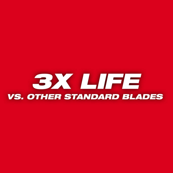 Milwaukee 6" 10 TPI Thin Kerf Metal-Cutting SAWZALL Blade (100 PK) 48-01-7092