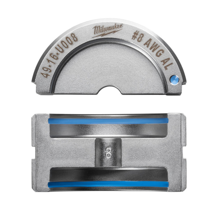 Troquel estilo U de aluminio MILWAUKEE #8